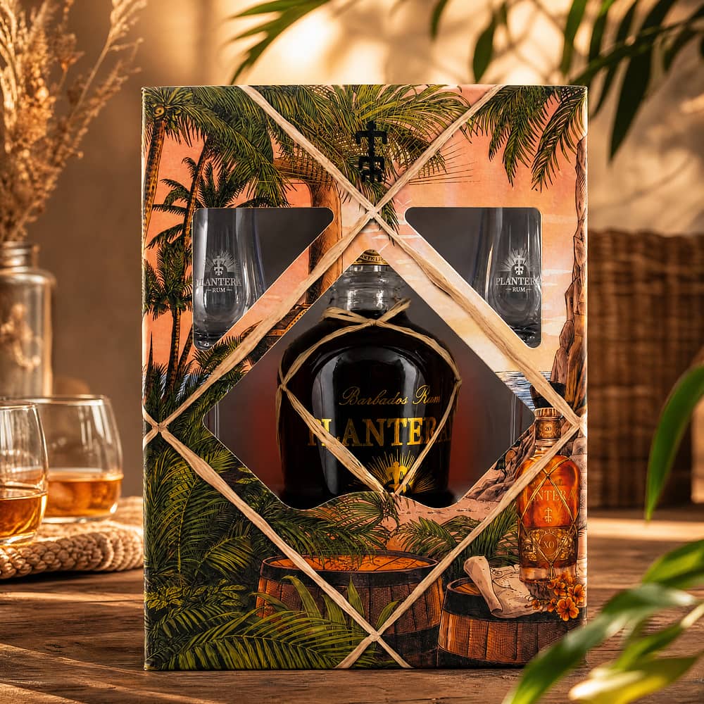 Planteray Barbados Extra Old Geschenkset inkl. 2 Gläser 0,70 Liter/ 40.0% vol Produktbild