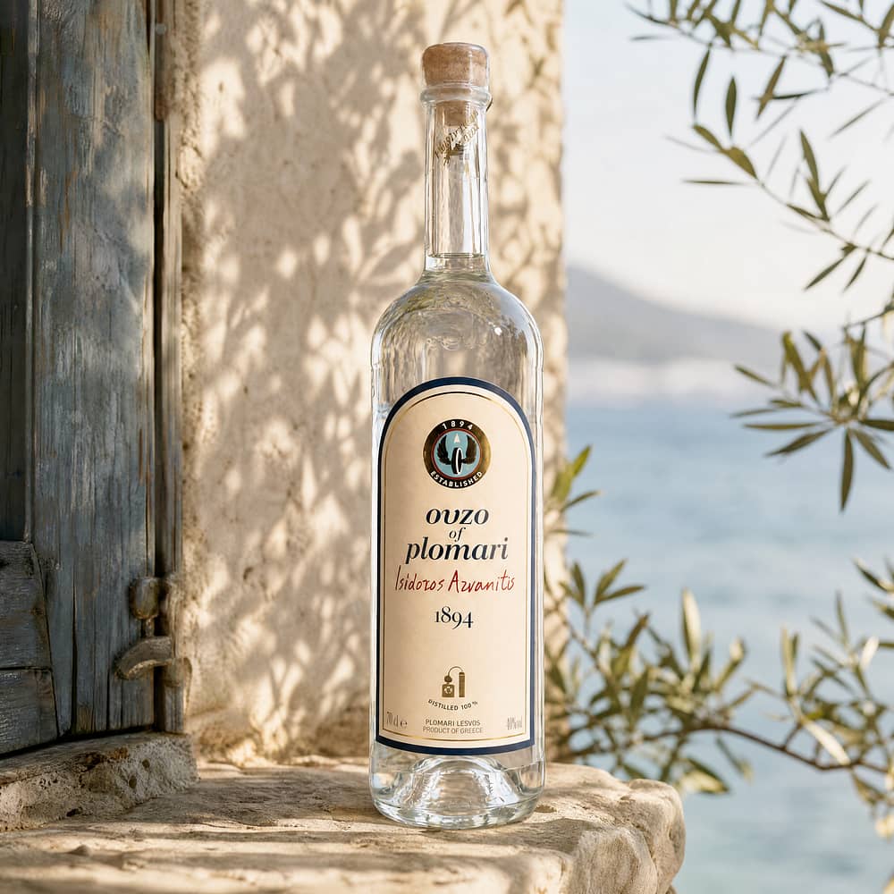 Plomari Ouzo of Plomari Isidozos Azvanitis 0,70 Liter/ 40.0% vol Produktbild