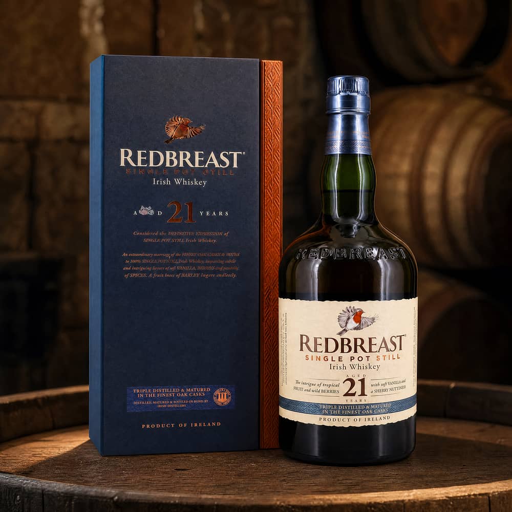 Redbreast 21 Jahre Single Pot Still Irish Whiskey 0,70 Liter/ 46.0% vol Produktbild