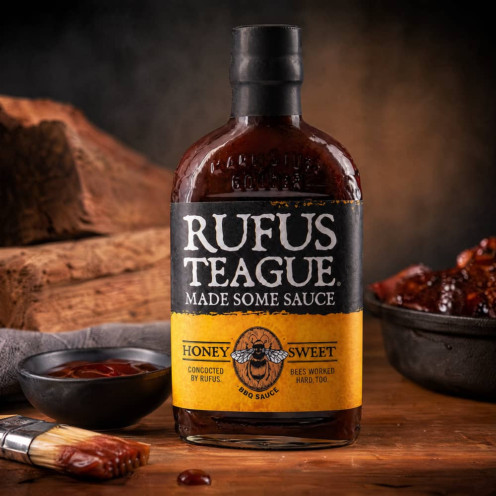 Rufus Teague Honey Sweet BBQ-Sauce 432 Gramm Produktbild