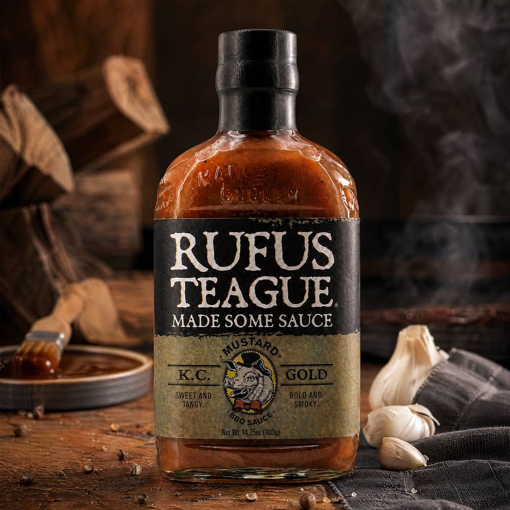 Rufus Teague KC Gold Mustard BBQ-Sauce 403 Gramm Produktbild