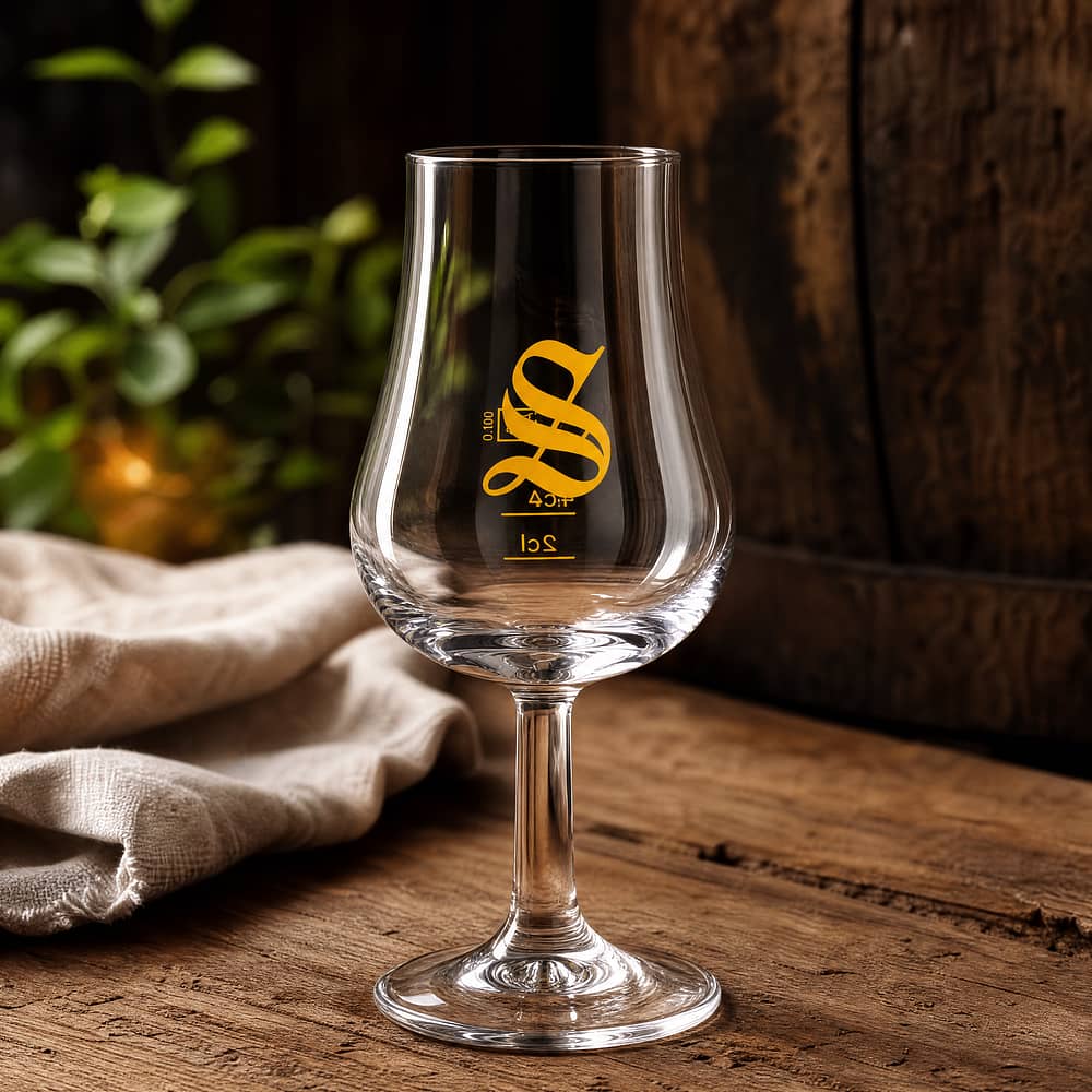 Signatory Nosing Glas mit Eichstrich 2 / 4 cl  Maße ca. H 13cm ; D 4/6cm 1 Stück Produktbild