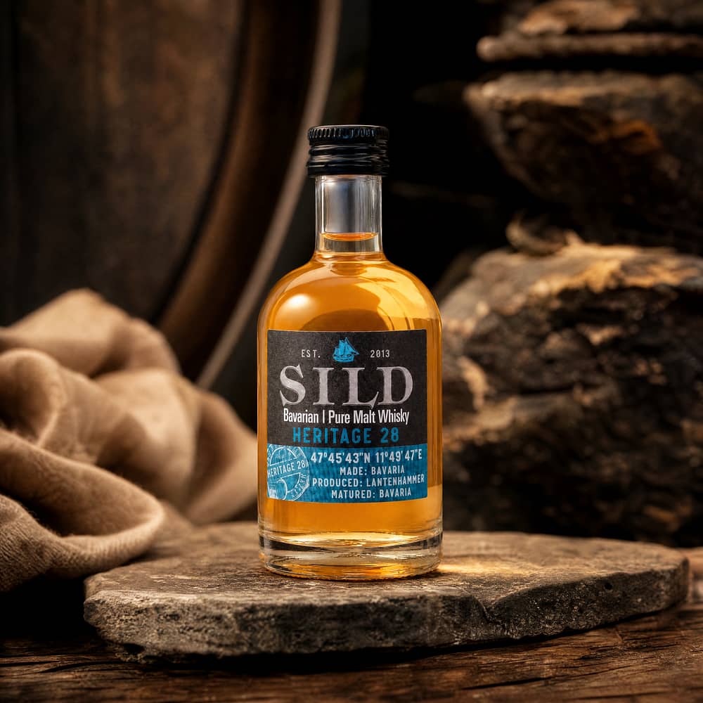 Sild Bavarian Pure Malt Heritage 28 Miniatur 0,050 Liter/ 42.0% vol Produktbild