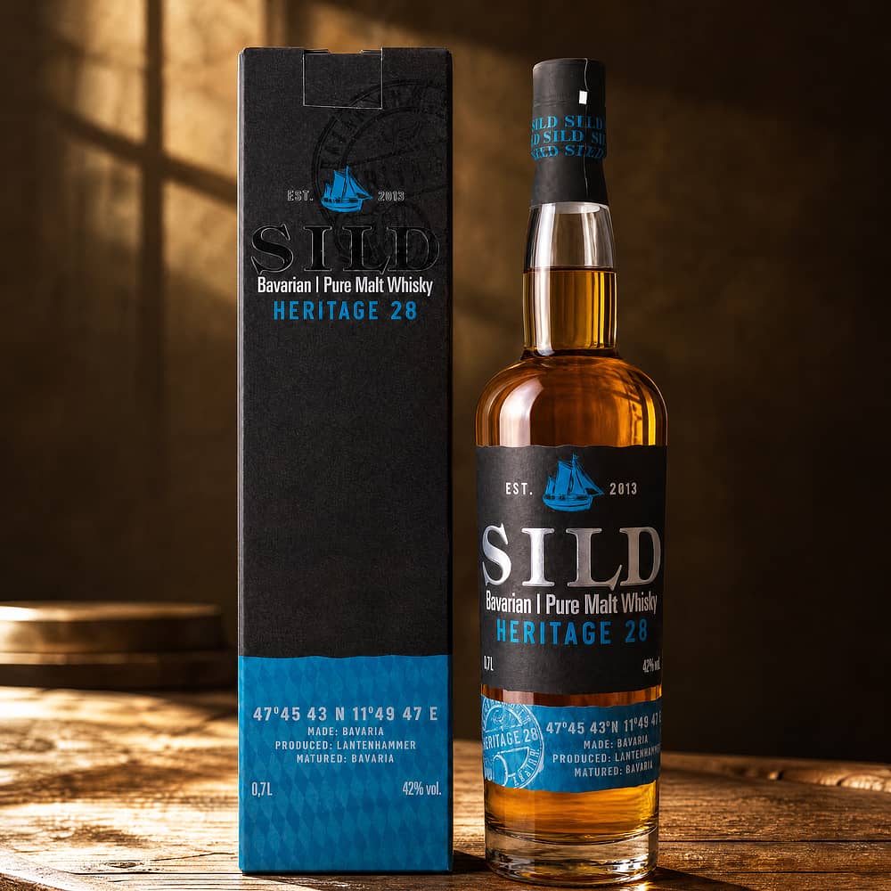 Sild Bavarian Pure Malt Heritage 28 0,70 Liter/ 42.0% vol Produktbild