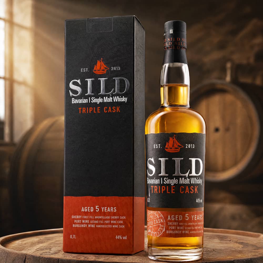 Sild Bavarian Single Malt Whisky Triple Cask 5 Jahre 0,70 Liter/ 44.0% vol Produktbild