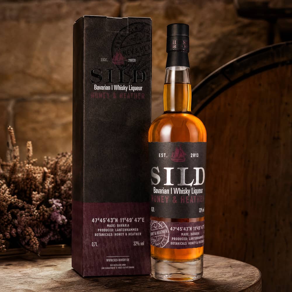 Sild Bavarian Whisky Liqueur Honey & Heather 0,70 Liter/ 32.0% vol Produktbild