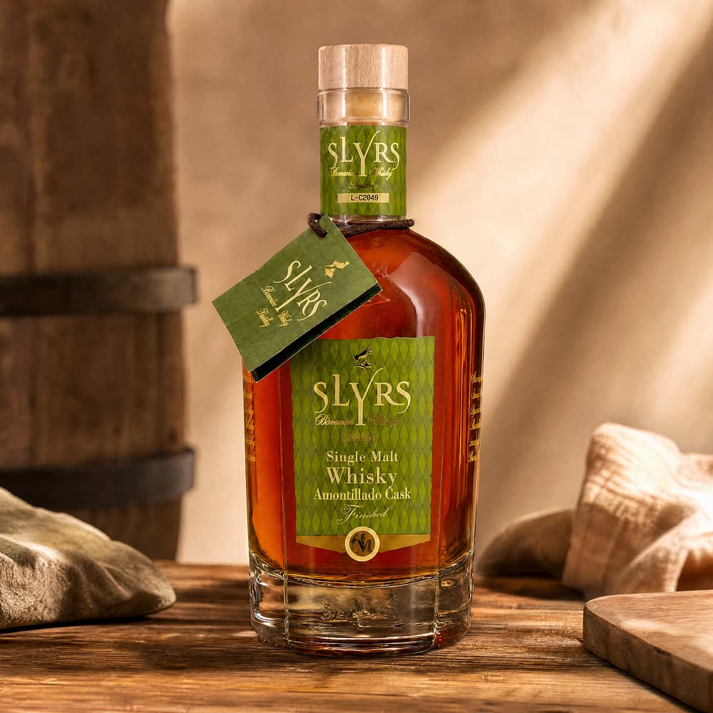Slyrs Amontillado Cask finish 0,350 Liter/ 46.0% vol Produktbild