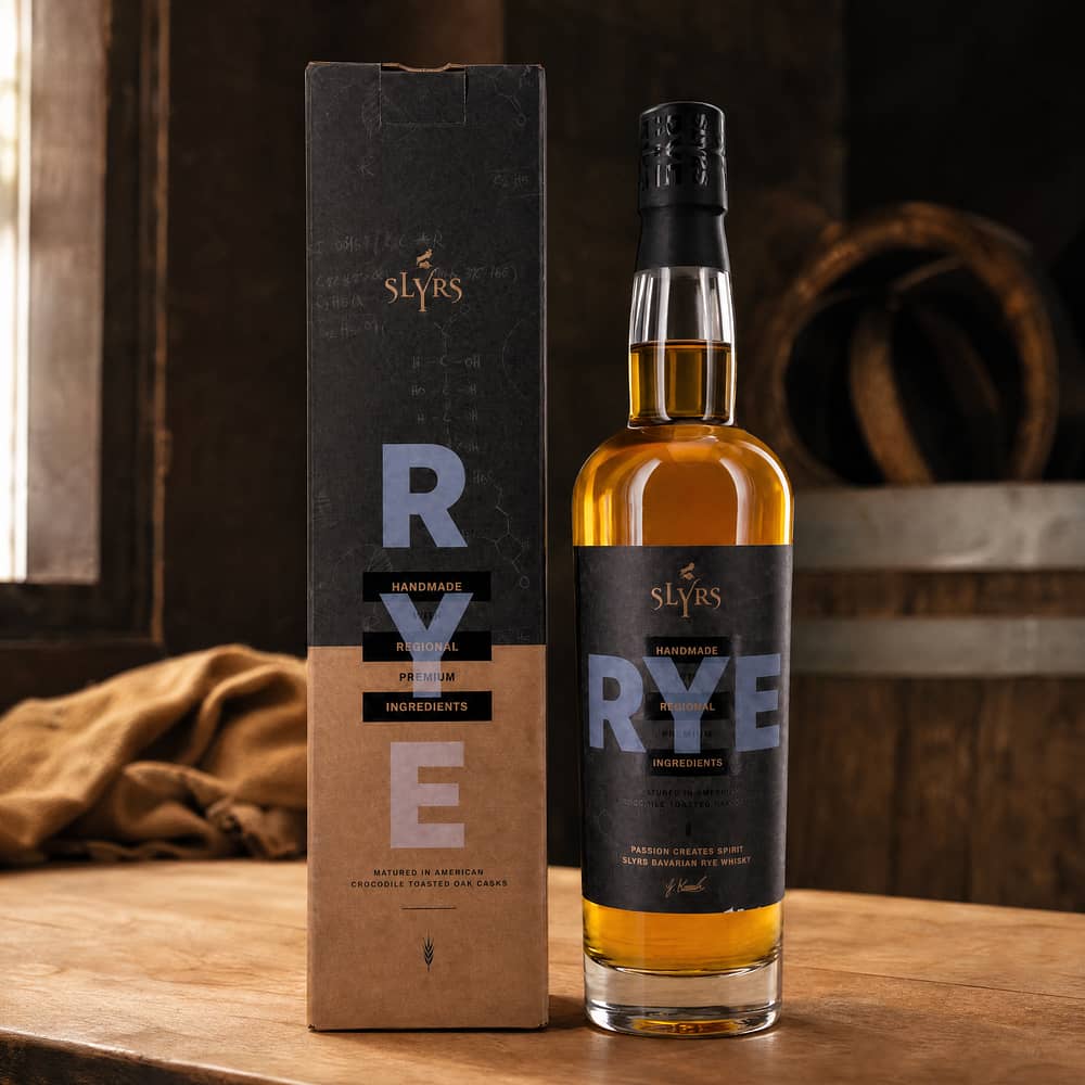 Slyrs Bavarian RYE Whisky 0,70 Liter/ 41.0% vol Produktbild