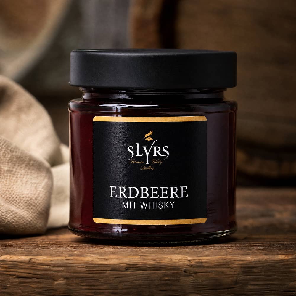 Slyrs Fruchtaufstrich Erdbeere 225 Gramm/ 8.0% vol Produktbild