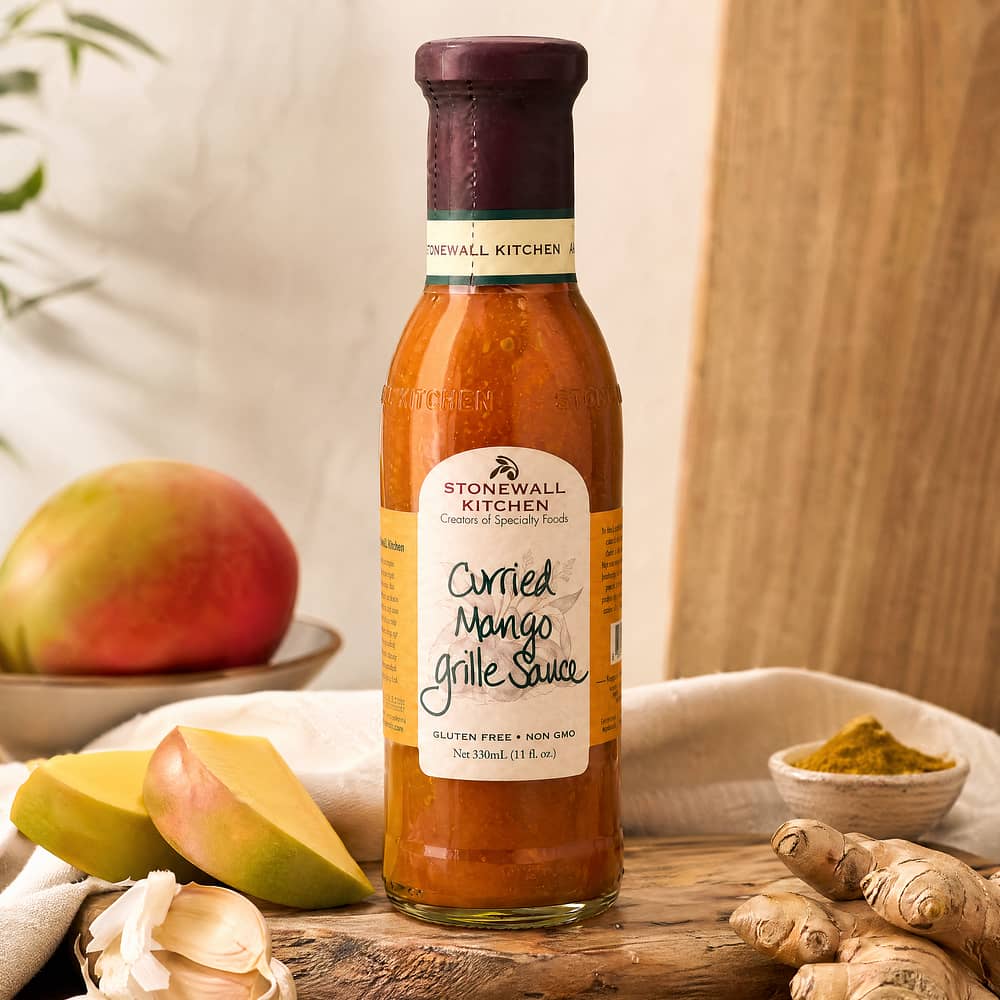 Stonewall Kitchen Curried Mango Grille Sauce 0,330 Liter Produktbild