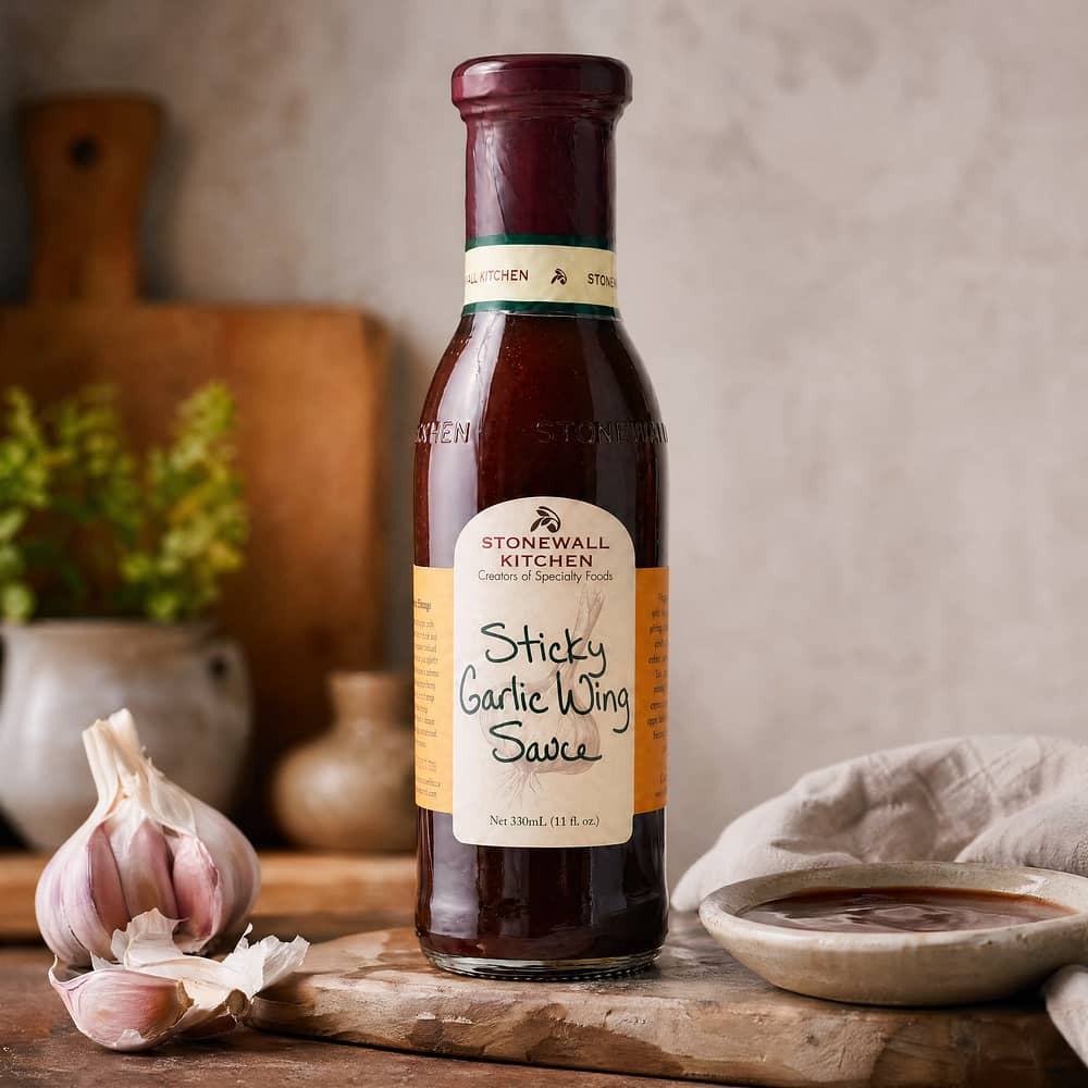 Stonewall Kitchen Sticky Garlic Wing Sauce 0,330 Liter Produktbild