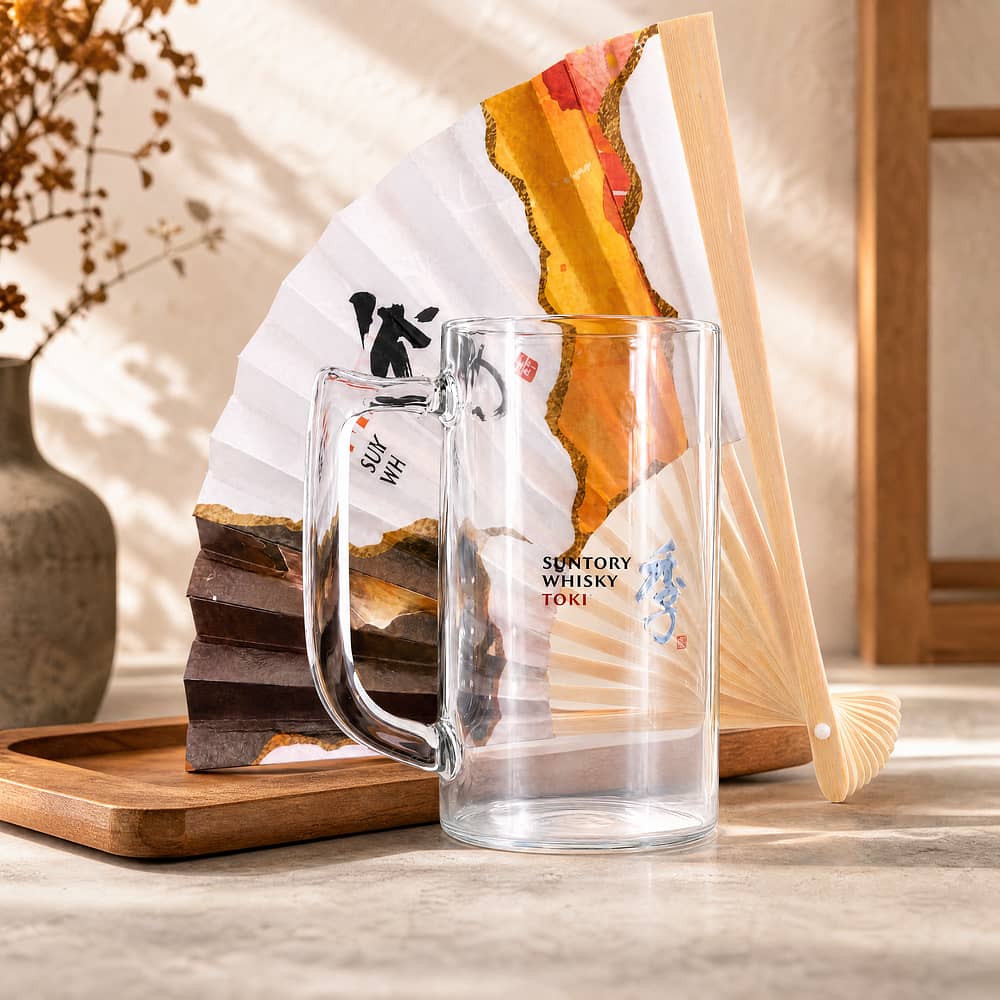 Suntory Tasse mit Fächer 1 Stück Produktbild