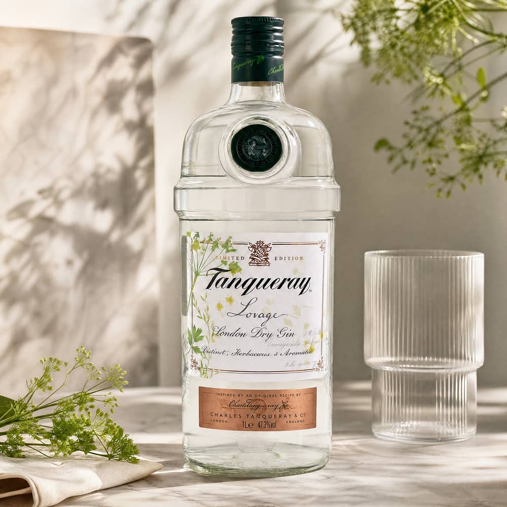Tanqueray Lovage London Dry Gin Literflasche 1 Liter/ 47.3% vol Produktbild