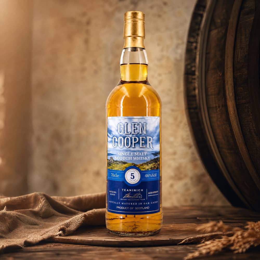 Teaninich Glen Cooper 5 Jahre Aceo Spirits 0,70 Liter/ 46.0% vol Produktbild