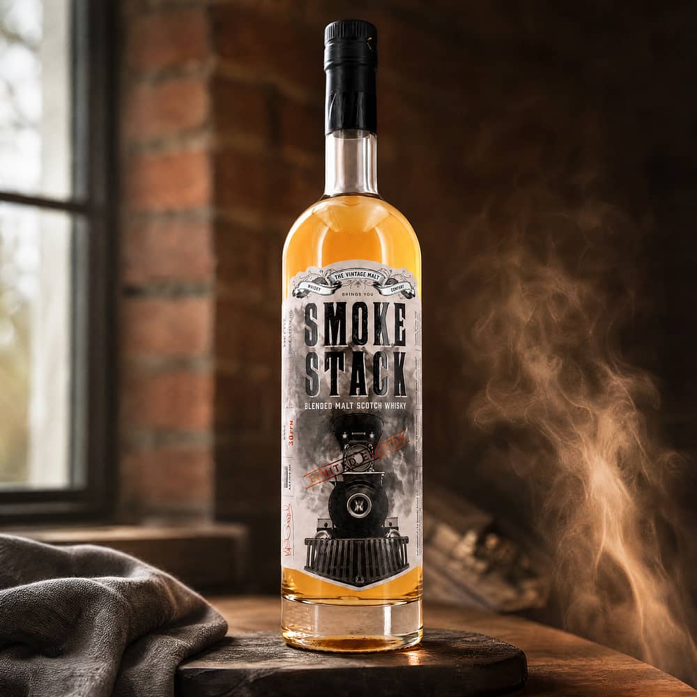 The Ileach Smokestack Heavily Peated Blended Malt 0,70 Liter/ 46.0% vol Produktbild
