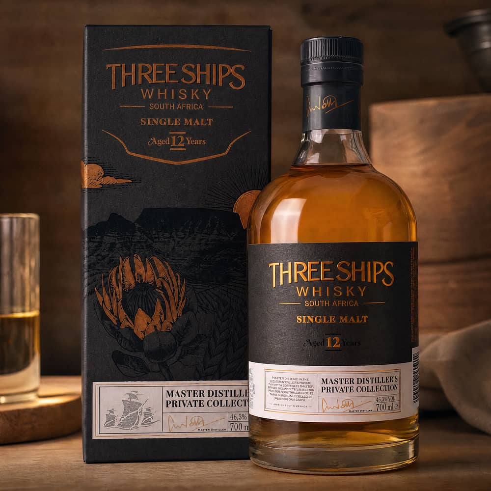Three Ships South Afrika Single Malt 12 Jahre 0,70 Liter/ 46.3% vol Produktbild