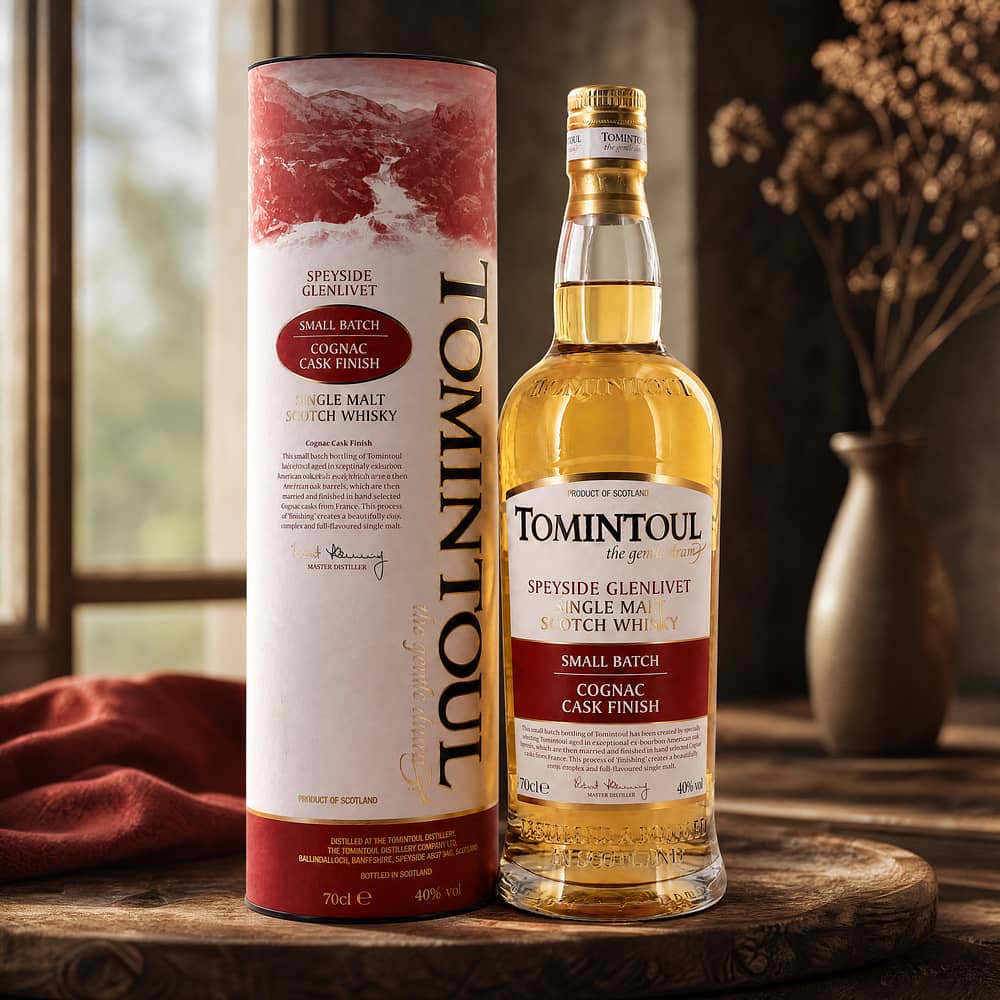 Tomintoul Cognac Cask Finish 0,70 Liter/ 40.0% vol Produktbild