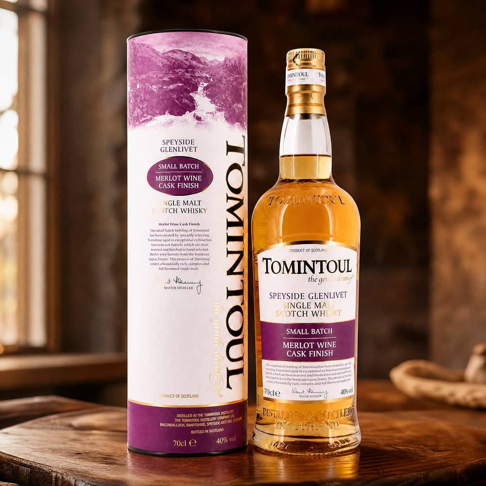 Tomintoul Merlot Cask Finish 0,70 Liter/ 40.0% vol Produktbild