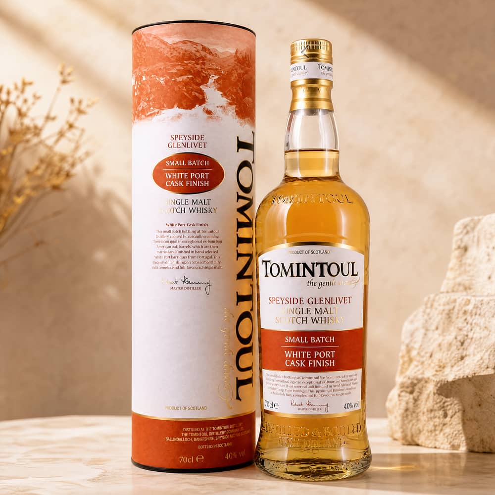 Tomintoul White Port Cask Finish 0,70 Liter/ 40.0% vol Produktbild