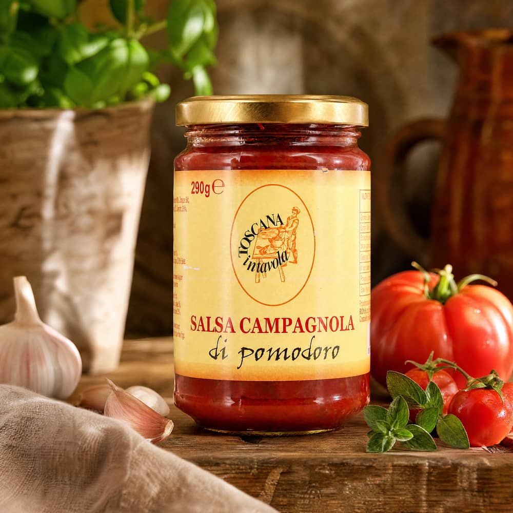 TOSCANA intavola Salsa Campagnola di Pomodoro Tomatensauce mit Kräuter 290 Gramm Produktbild