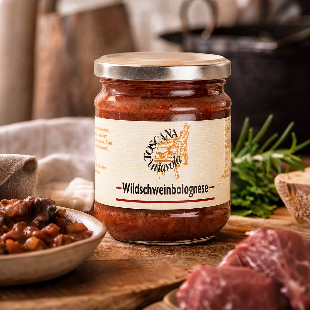 TOSCANA intavola Wildschweinbolognese Wildschwein-Ragout 180 Gramm Produktbild