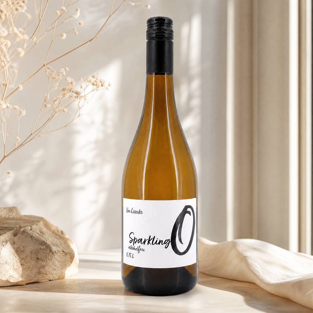 von Lösecke Sparkling O Schäumendes Getränk aus entalkoholisiertem Wein 0,750 Liter Produktbild