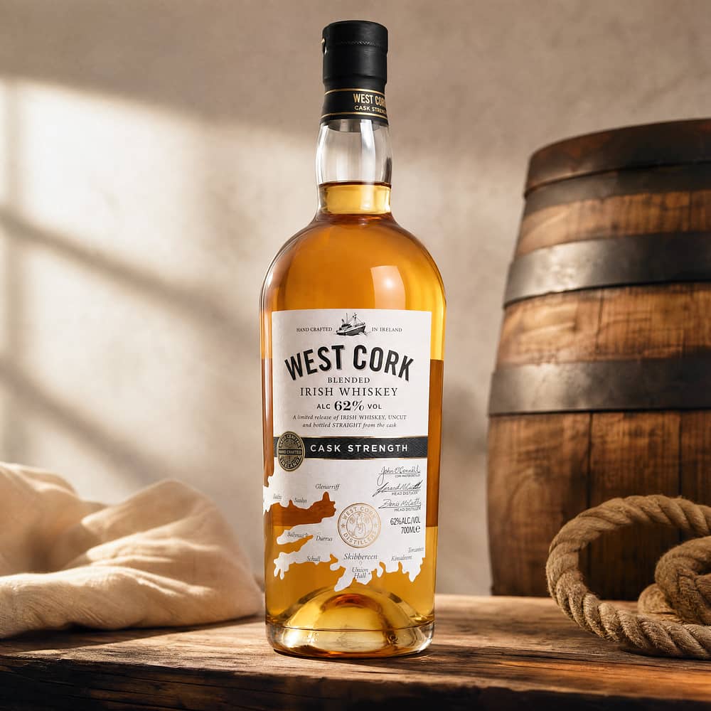West Cork Cask Strength Irish Whiskey 0,70 Liter/ 62.0% vol Produktbild