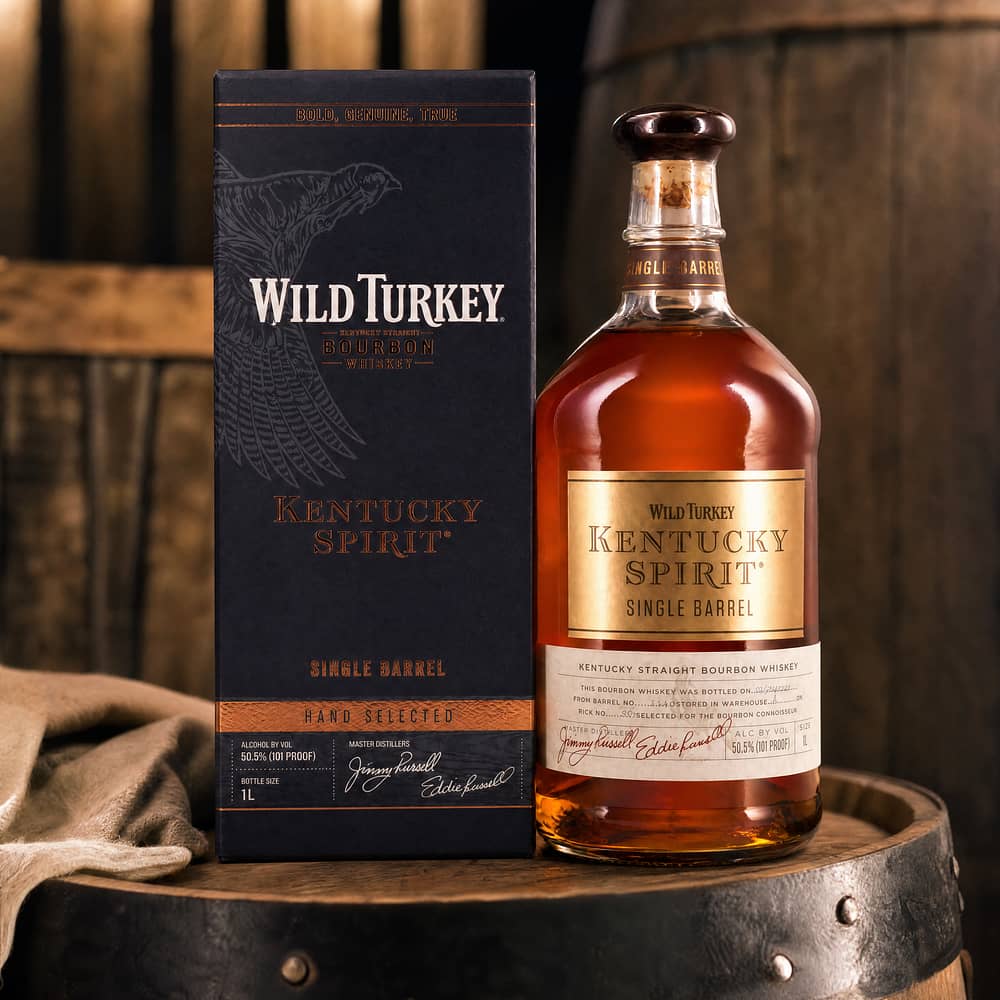 Wild Turkey Kentucky Spirit Single Barrel Straight Bourbon Whiskey Literflasche 1 Liter/ 50.5% vol Produktbild