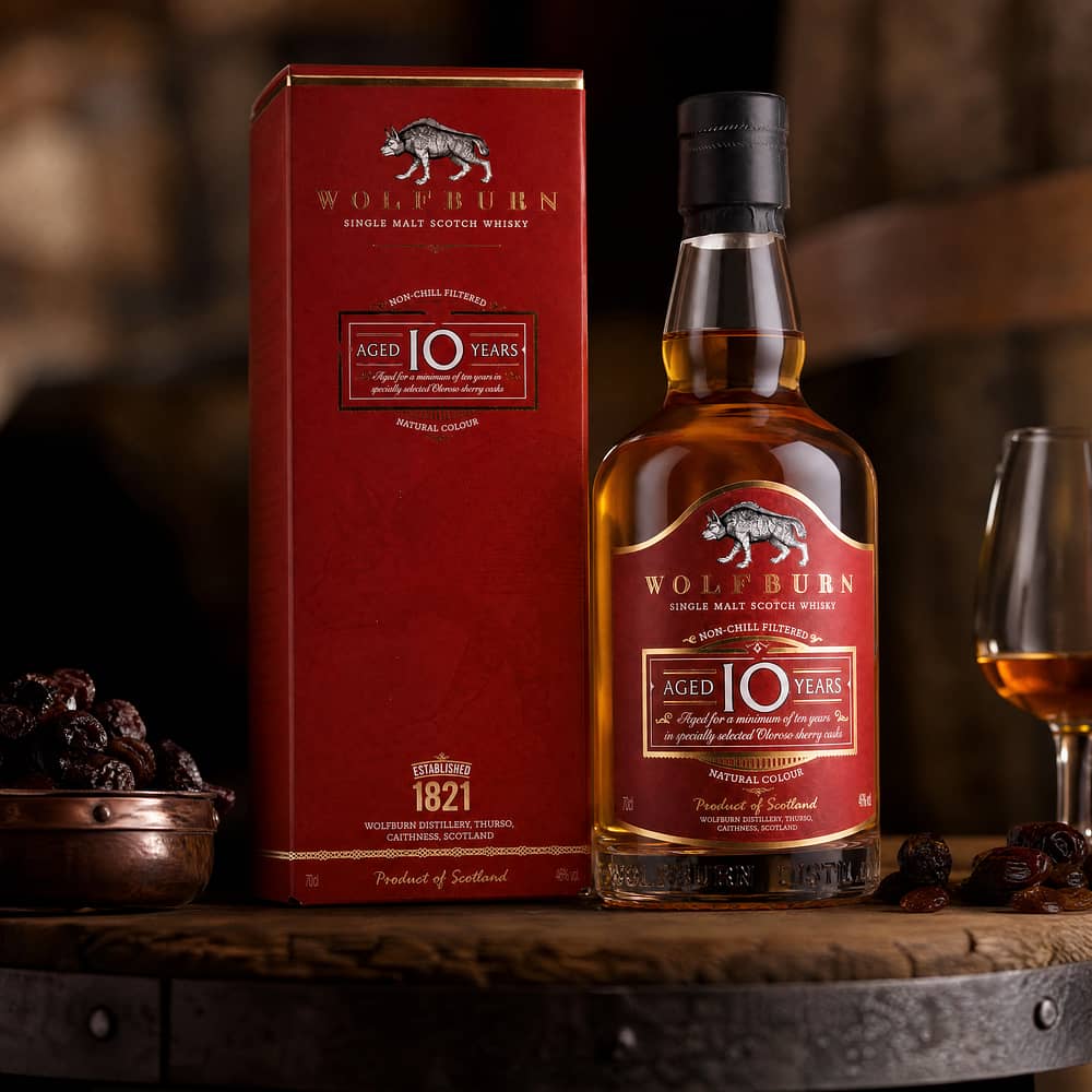 Wolfburn 10 Jahre Sherry Casks 0,70 Liter/ 46.0% vol Produktbild