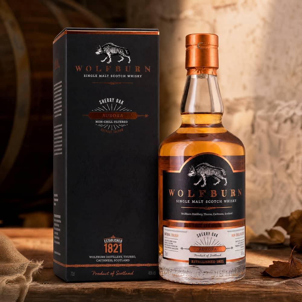 Wolfburn Aurora 50% Sherry Oak 0,70 Liter/ 46.0% vol Produktbild