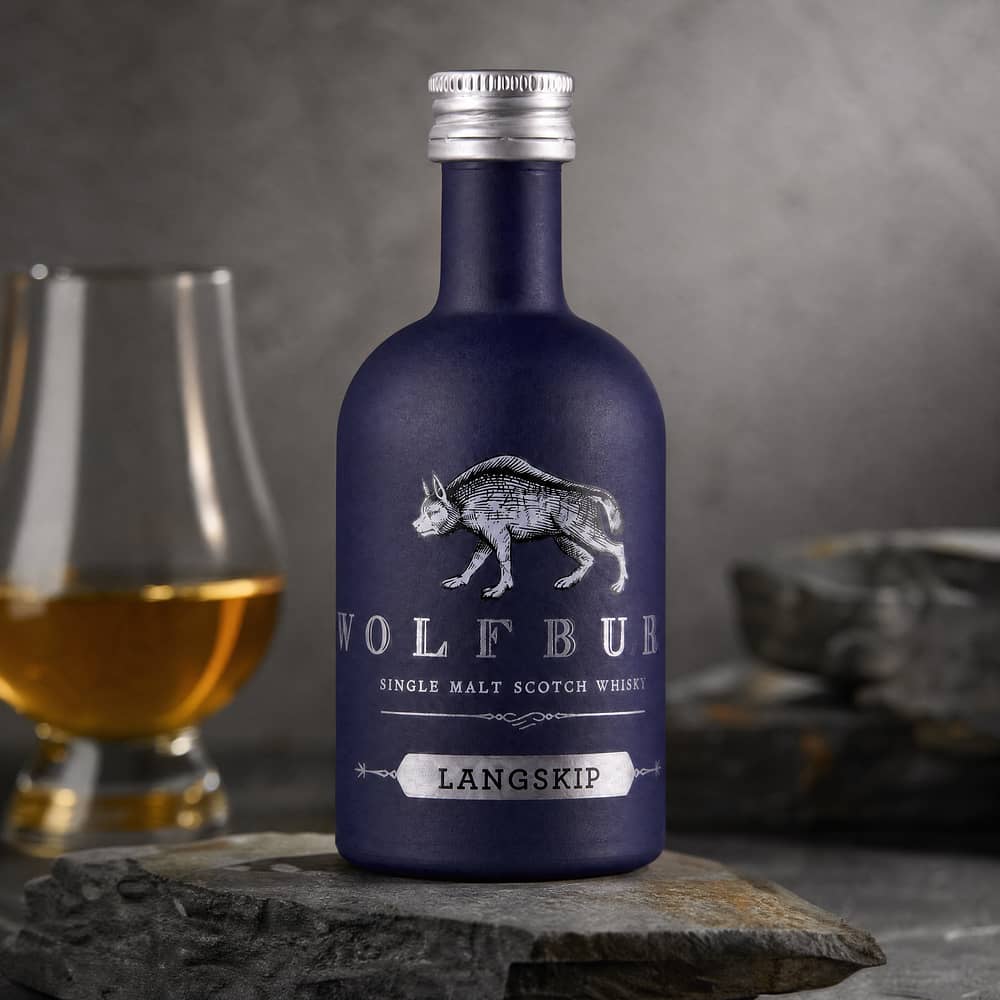 Wolfburn Langskip Batch strength Miniatur 0,050 Liter/ 58.0% vol Produktbild