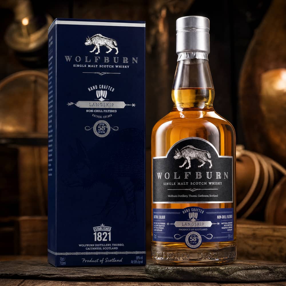 Wolfburn Langskip Batch strength 0,70 Liter/ 58.0% vol Produktbild