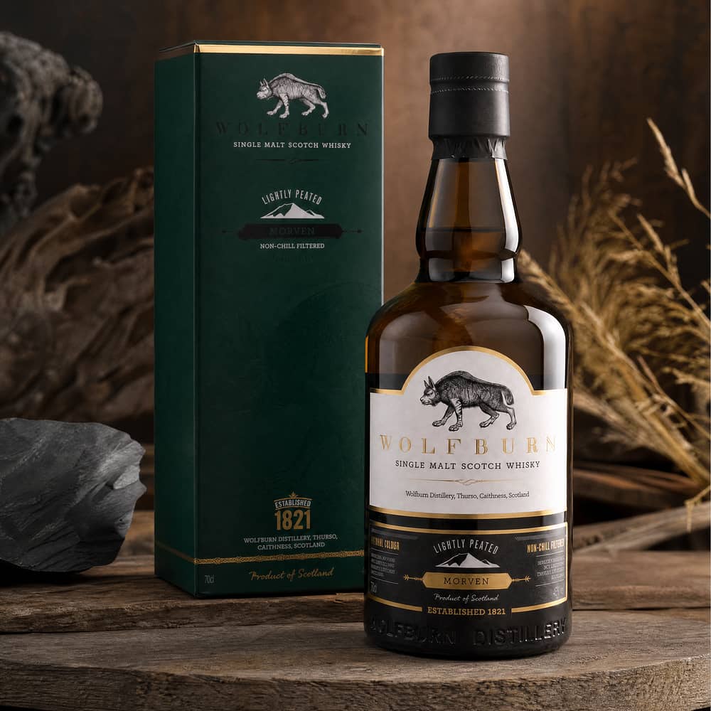 Wolfburn Morven lightly peated 0,70 Liter/ 46.0% vol Produktbild