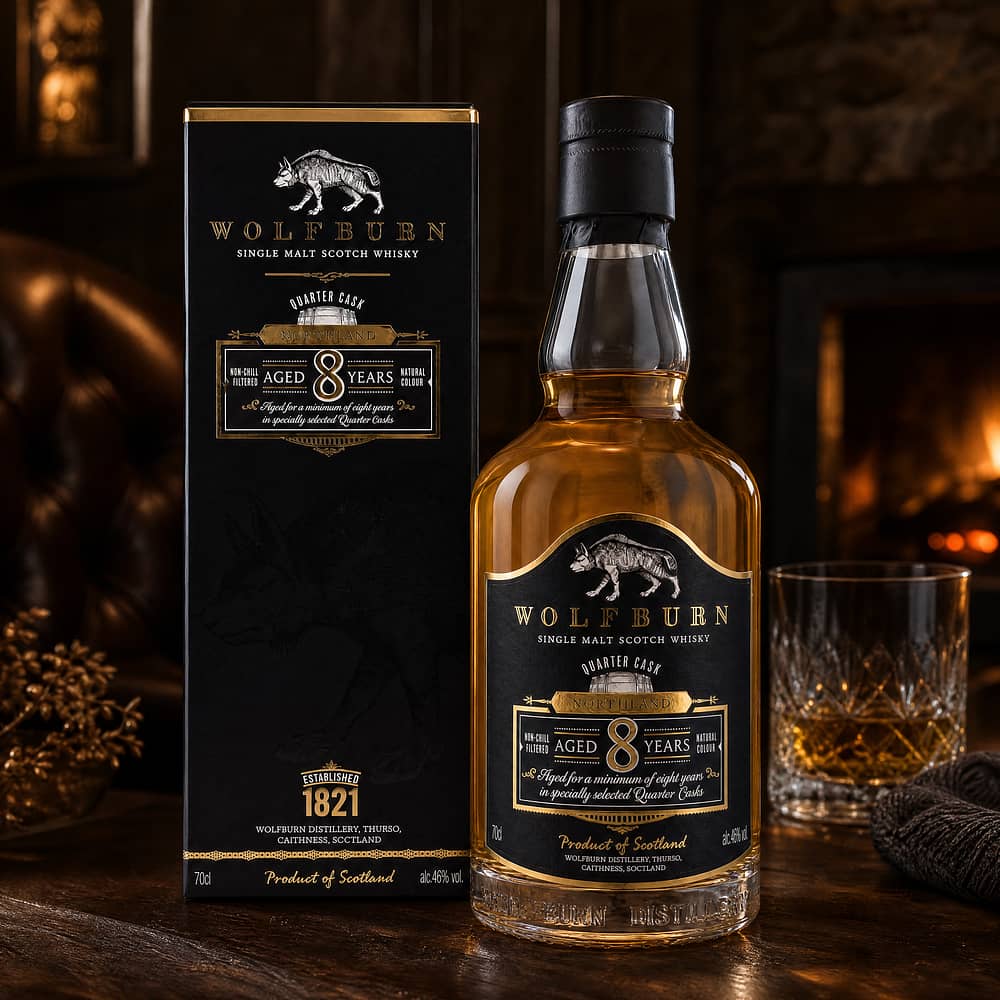 Wolfburn Northland 8 Jahre 0,70 Liter/ 46.0% vol Produktbild