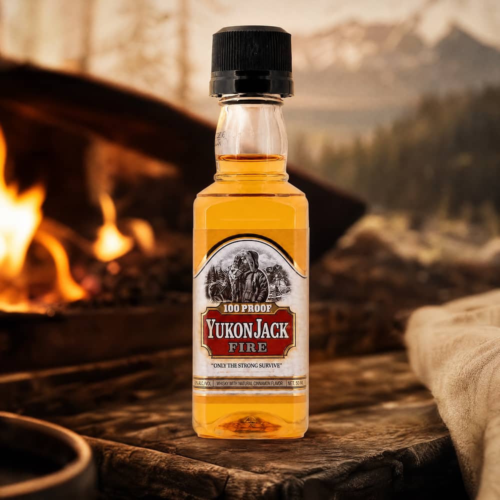 Yukon Jack Fire Likör Miniatur PET-Flasche 0,050 Liter/ 50.0% vol Produktbild