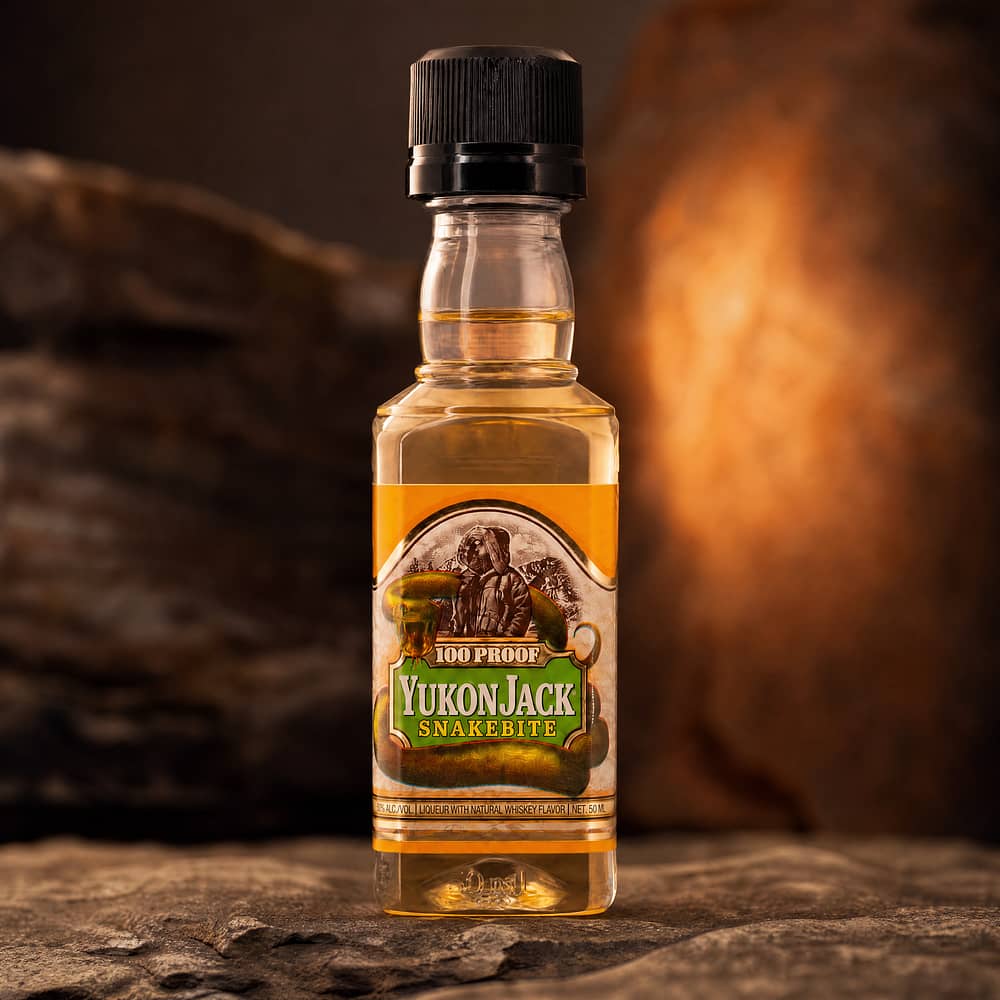 Yukon Jack Snakebite Likör Miniatur PET-Flasche 0,050 Liter/ 50.0% vol Produktbild