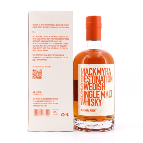 Mackmyra Destination 0,70 Liter/ 48.7% vol Produktbild