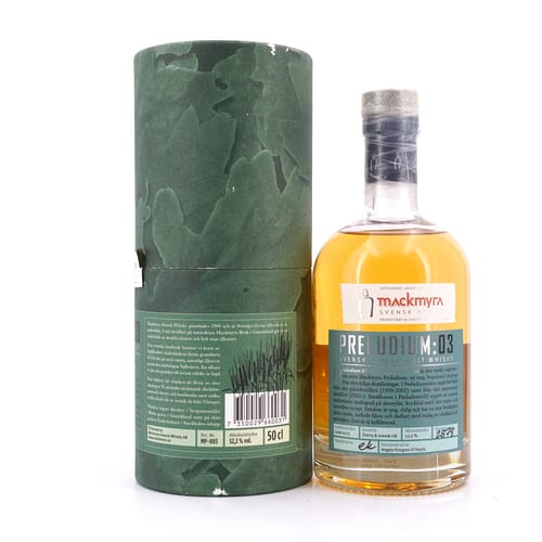 Mackmyra Preludium:03 0,50 Liter/ 52.2% vol Produktbild