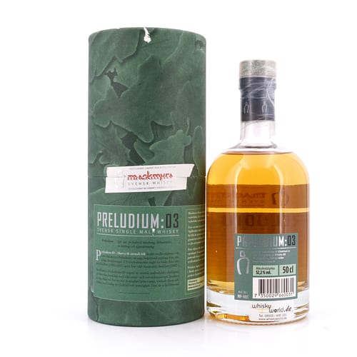 Mackmyra Preludium:03 0,50 Liter/ 52.2% vol Produktbild