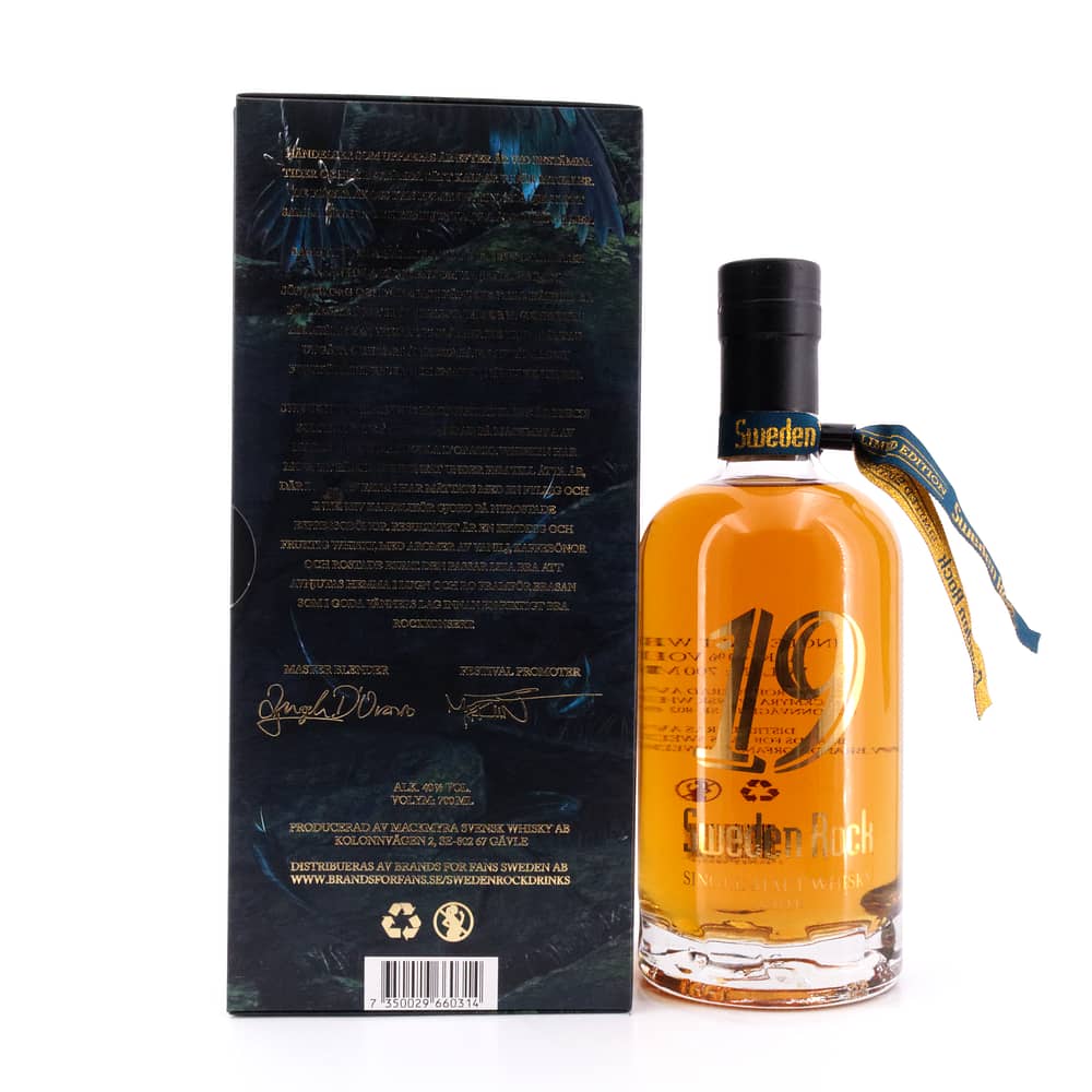 Mackmyra Sweden Rock 2019 0,70 Liter/ 40.0% vol Produktbild