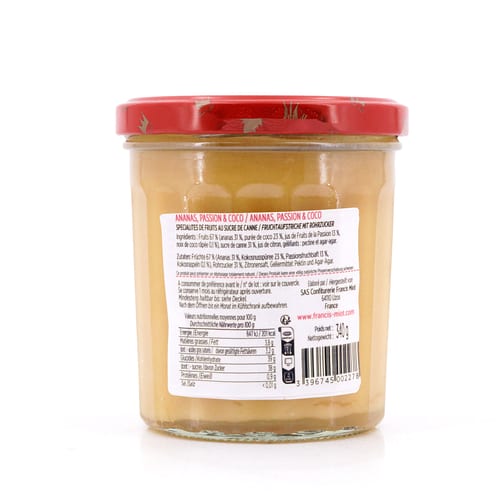 Maison Francis Miot Ananas, Passion & Coco Ananas-Passionsfrucht-Kokosnuss 340 Gramm Produktbild
