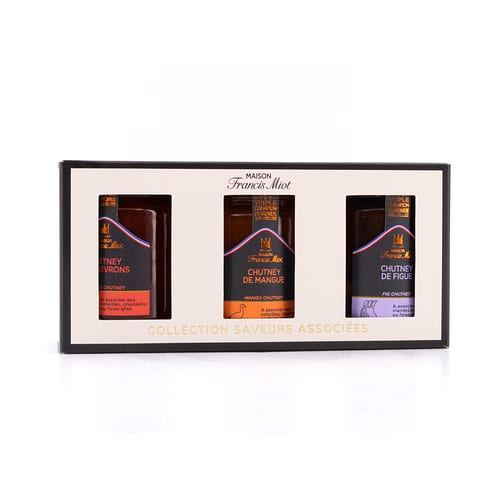 Maison Francis Miot Chutney Trio Feigen, Mango & Paprika 330 Gramm Produktbild