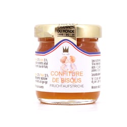 Maison Francis Miot Confiture De Bisous Kuss-Konfitüre aus Klementine & Pfirsich mit Rohrzucker Produktbild