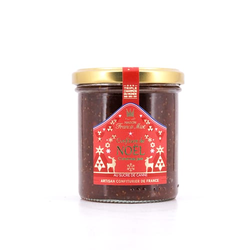 Maison Francis Miot Confiture de Noel Weihnachtliche Mischung mit 2,5% Rum 220 Gramm/ 2.5% vol Produktbild