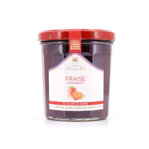 Maison Francis Miot Fraise Erdbeere Fruchtaufstrich mit Rohrzucker 340 Gramm Produktbild