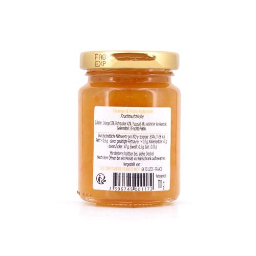 Maison Francis Miot Fruchtaufstrich mit Orange & Yuzu 110 Gramm Produktbild
