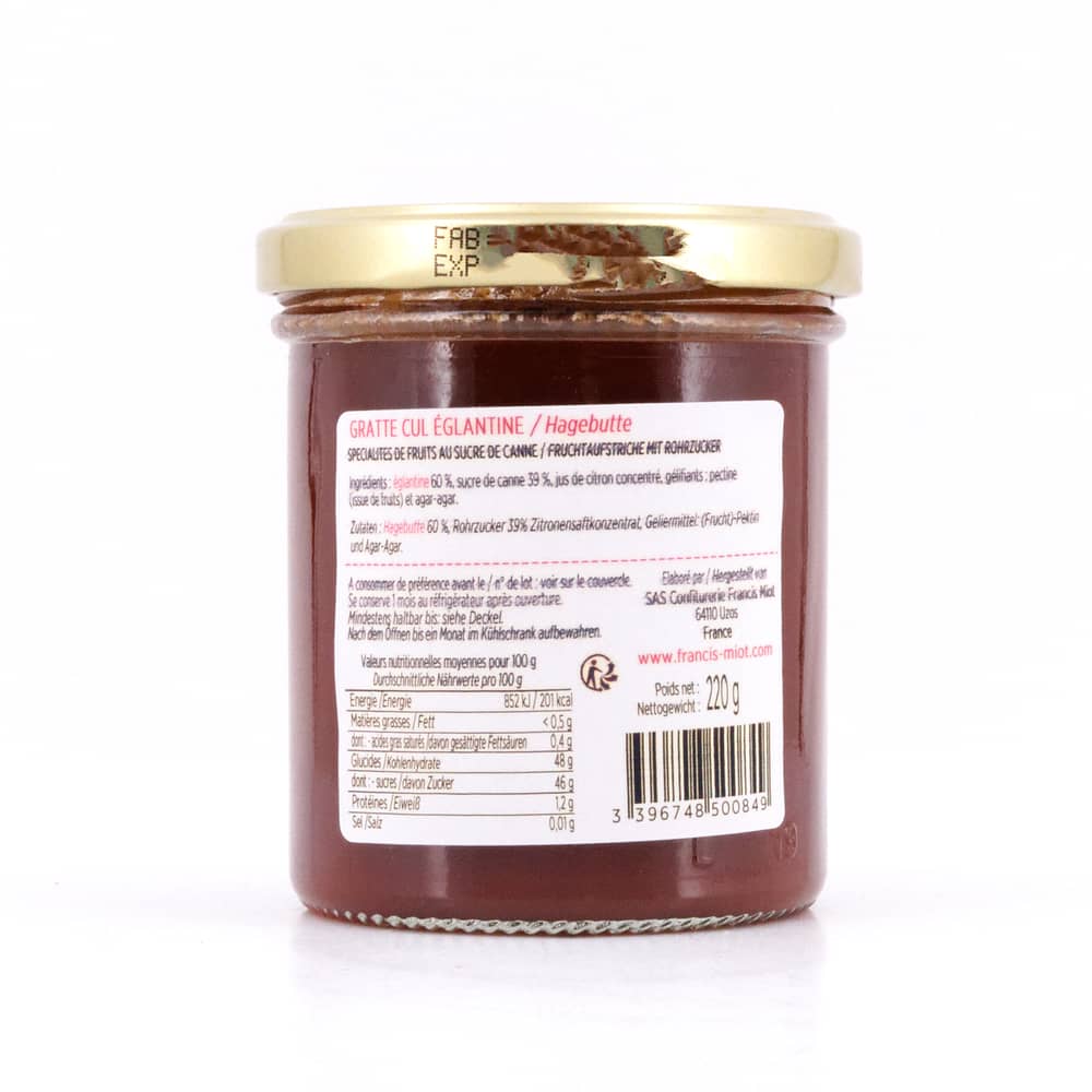 Maison Francis Miot Gratte-Cul Hagebutte mit Rohrzucker 220 Gramm Produktbild