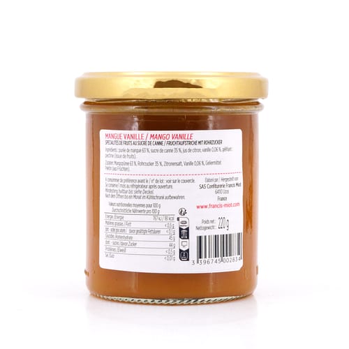 Maison Francis Miot Mangue & Vanille Mango Vanille 220 Gramm Produktbild