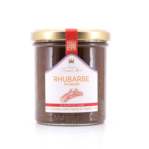 Maison Francis Miot Rhubarbe Rhabarber mit Rohrzucker 220 Gramm Produktbild