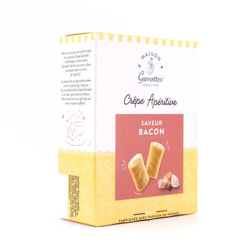 Maison Gavottes Crêperöllchen mit Bacongeschmack 110 Gramm Produktbild